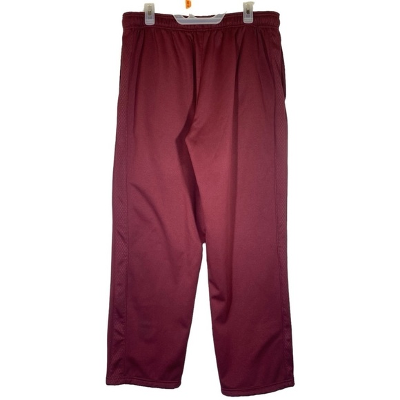 Russel Athletic Sweatpants Men's size Large burgundy red drawstring pockets - Picture 3 of 9